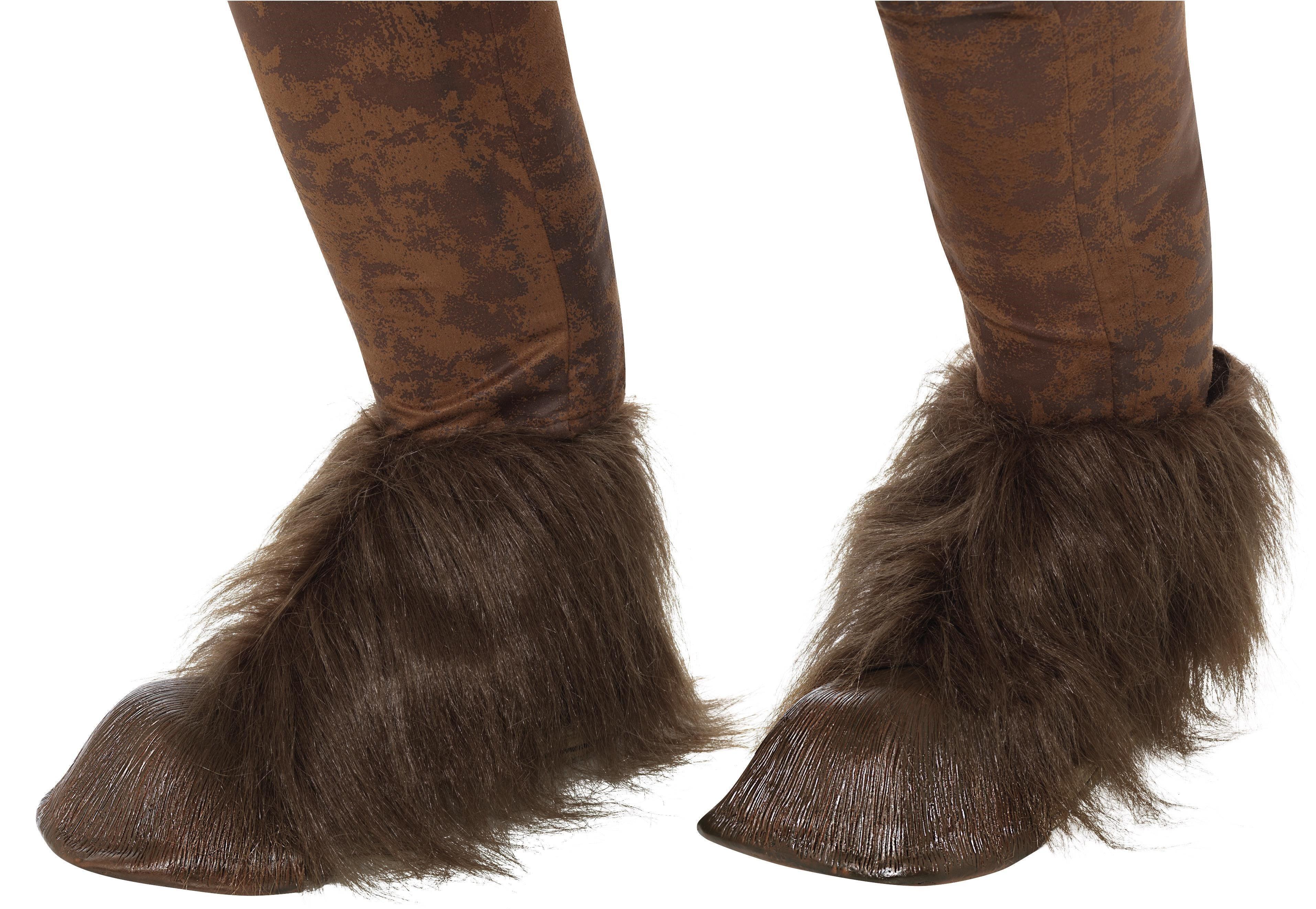 Cubrezapatos de Pezuñas de Bestia con Pelo Cubrezapatos y Botas Smiffys